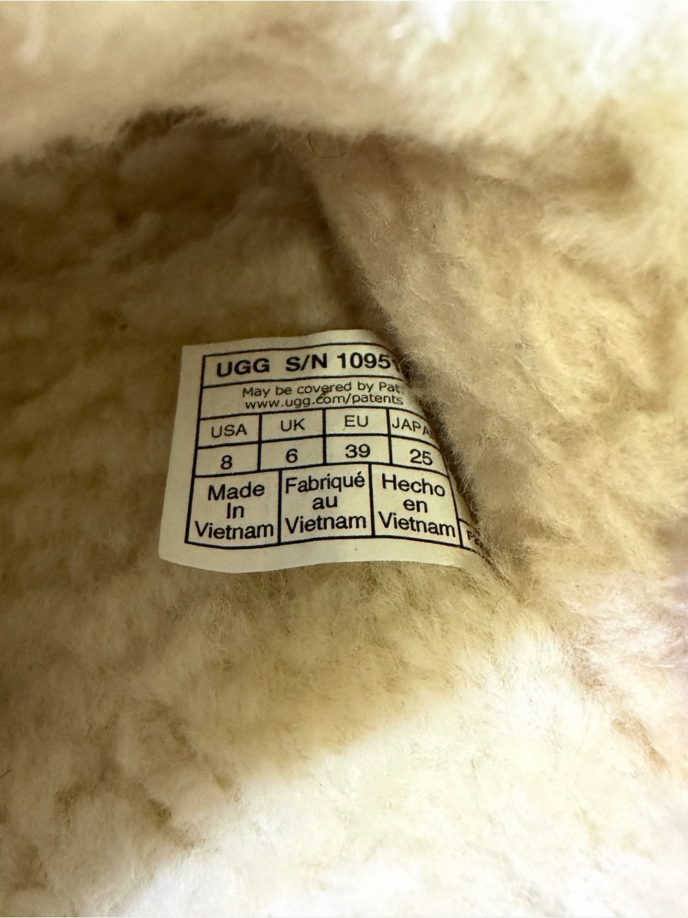 UGG Women's Fluff Yeah Slide - Natural 8 - Picture 16 of 16